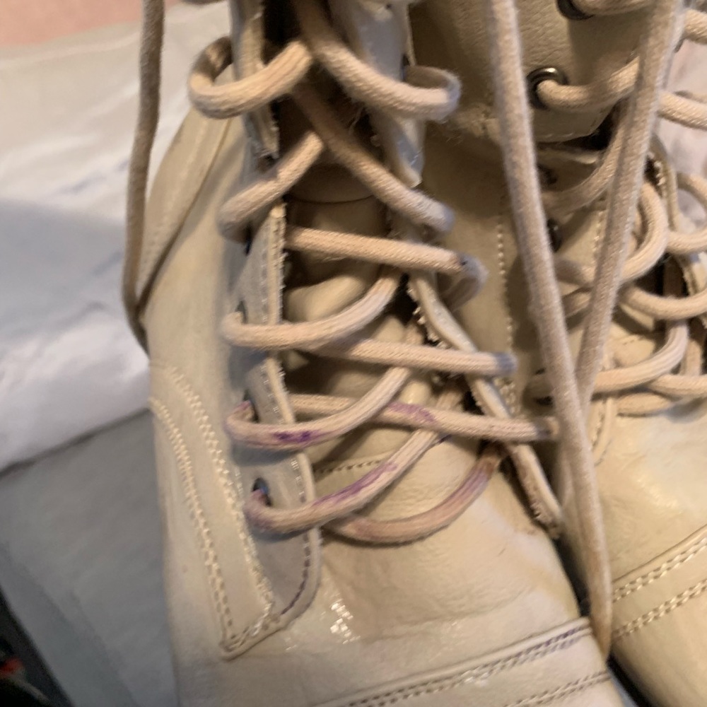 Cream Boots - Picture 2 of 5